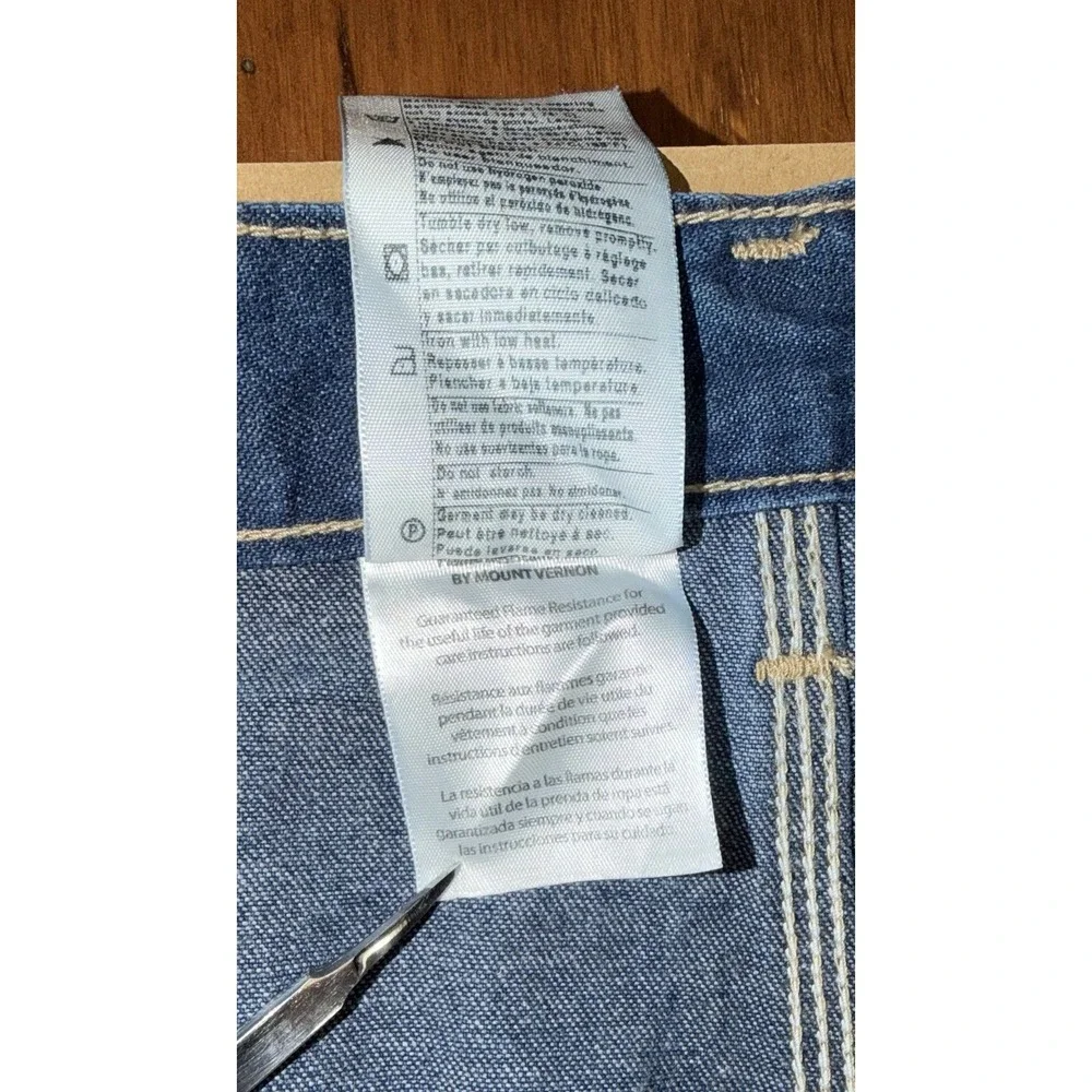 CARHARTT Men's FR Dungaree Jeans Flame Resistant Denim Carpenter Sz 48 x 30 NEW